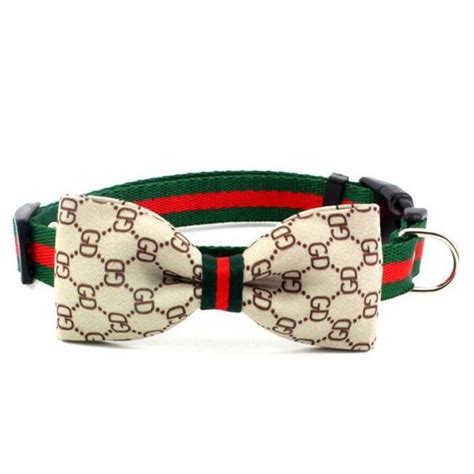 Gucci supreme dog collar